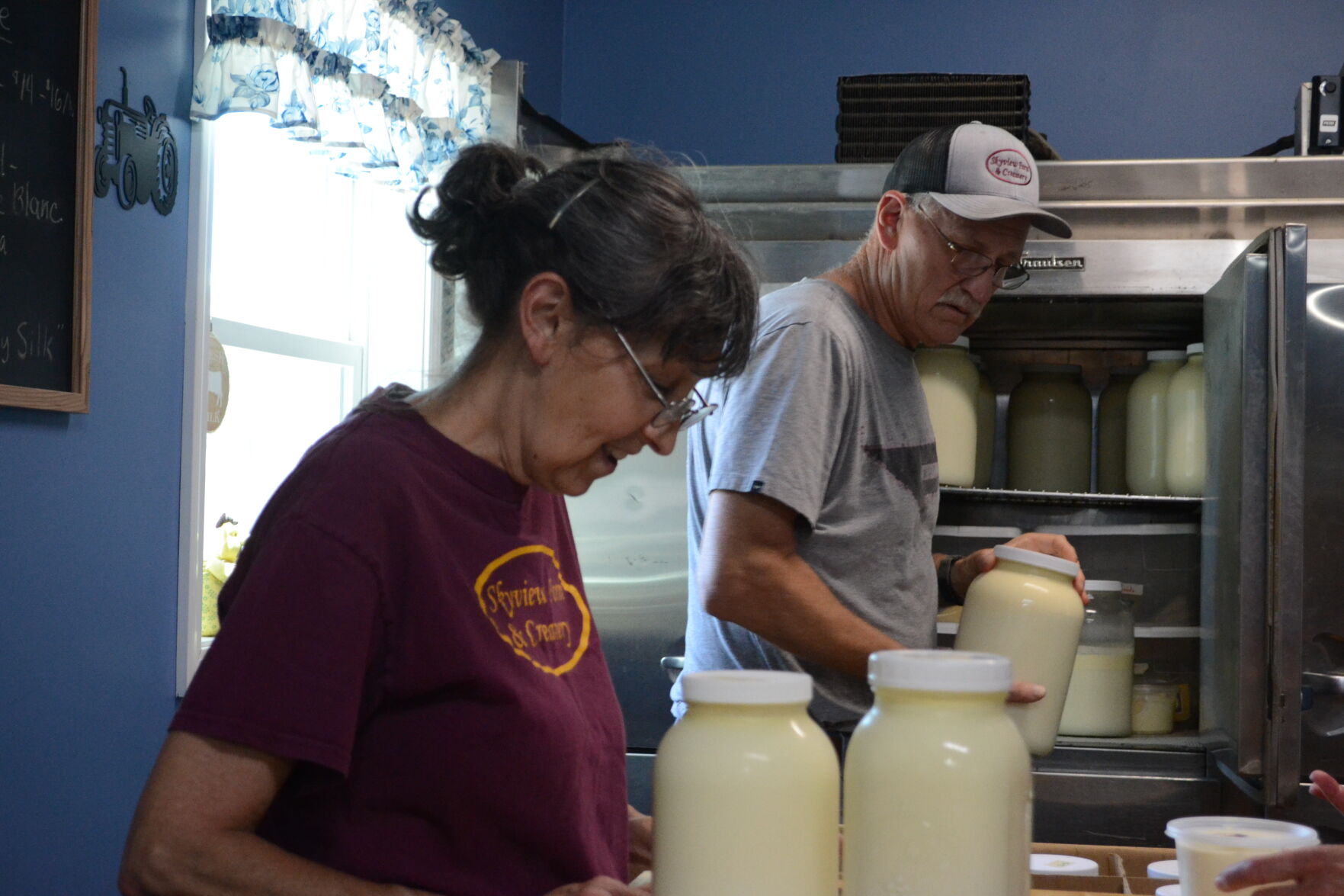 Milk collecting